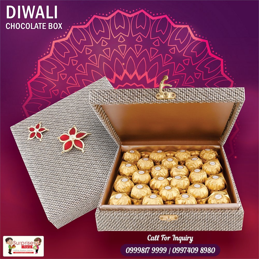 :: Diwali dry fruit & chocolate box ::

For price or order:
Call or WhatsApp' +91 999817 9999 / +91 997409 8980

#CorporateGift #DiwaliGift #SurpriseForU #Diwali #DryFruitBox #ChocolateBox