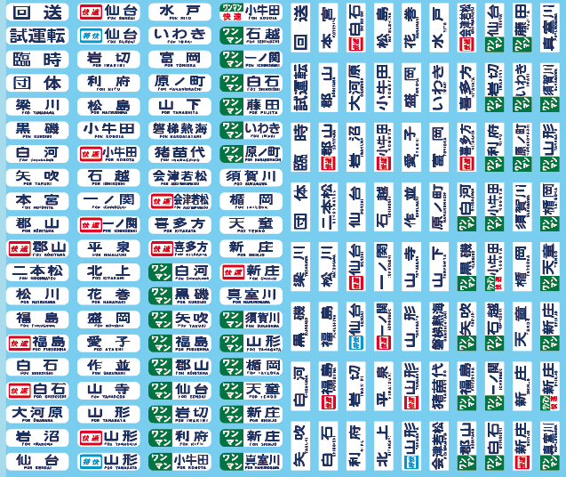 719系 方向幕 ①