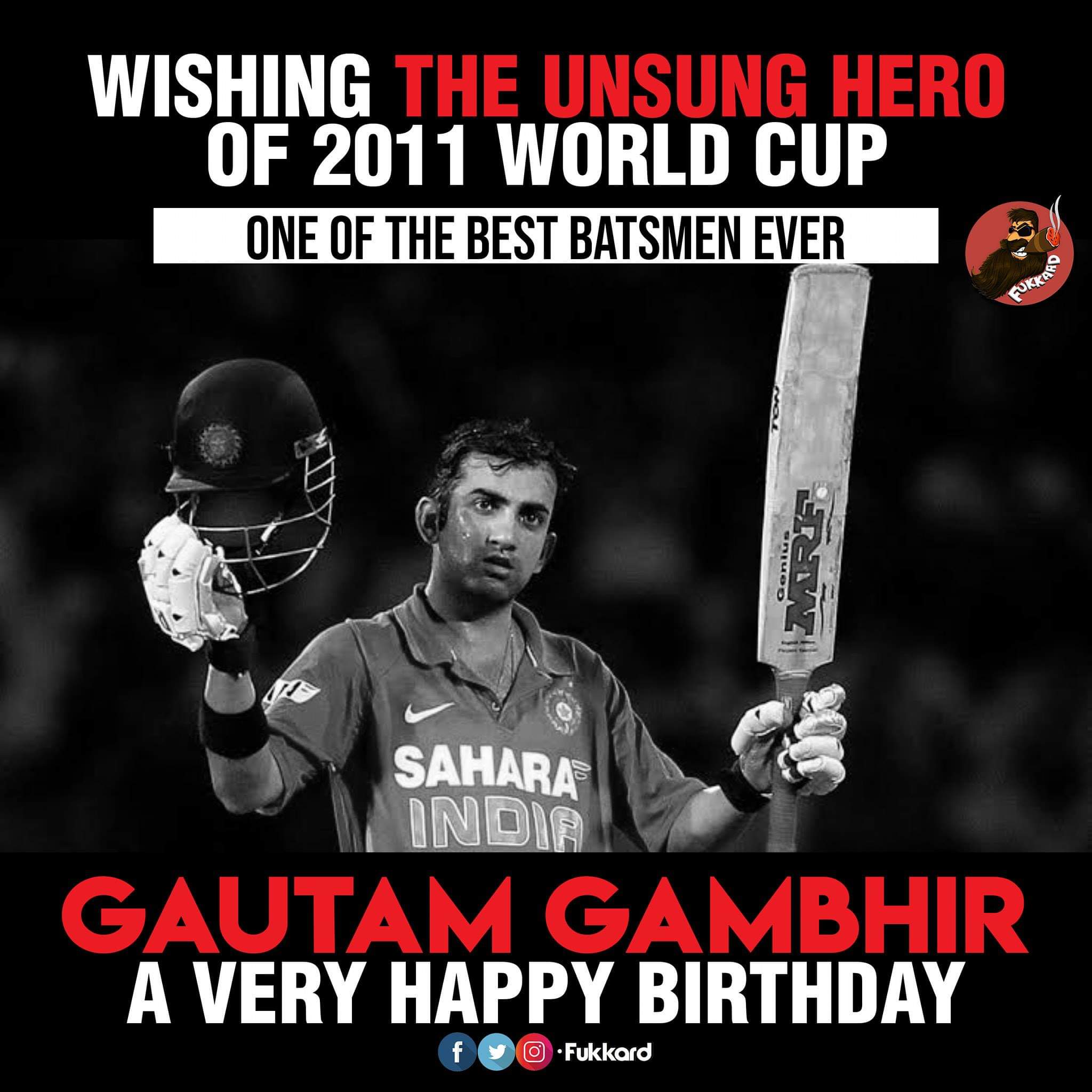 Happy Birthday Gautam Gambhir        