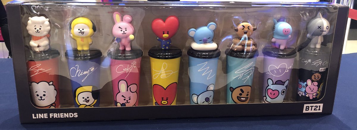 noonyyyyyyyyyy's tweet image. แพงงเกินนะ ถ้าถูกกว่านี้จะน่าสนใจมาก แก้วขนาดเล็กกว่าปกติด้วย 3,690 มี 8ใบ ตกแก้วละ 461.26 บาทต่อใบ #linefriend #bt21 #SFcinema