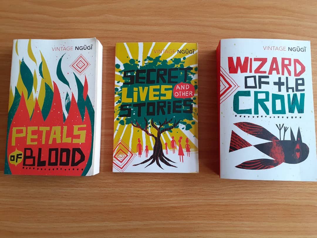 Good morning from us!!
.
Just a reminder that some of your favourite Ngugi titles are still available here. 
N5000 each, N14000 for all three.
#vintagengugi
#petalsofblood 
#secretlivesandotherstories 
#wizardofthecrow 
#africanwriters 
#africanbookstore 
#thebookdealerng