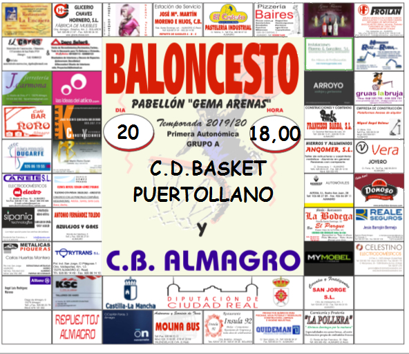 CB_Almagro's tweet photo. Cartel del partido de nuestro equipo de Autonómica ante @BPuertollano del próximo domingo https://t.co/bPj9ZBZUOR