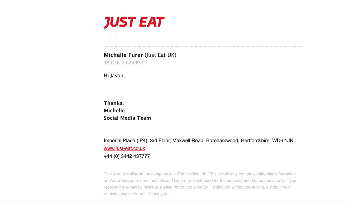 just eat ltd