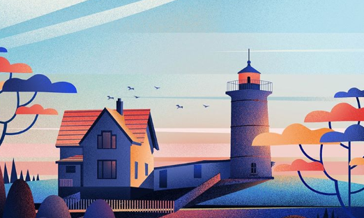 AdobeItalia's tweet image. Ispirato da uno spirito di esplorazione e avventura, Febin Raj ha utilizzato Adobe Illustrator per creare questa serie di fari provenienti da tutto il mondo. adobe.ly/2oZavtN #createwithillustrator