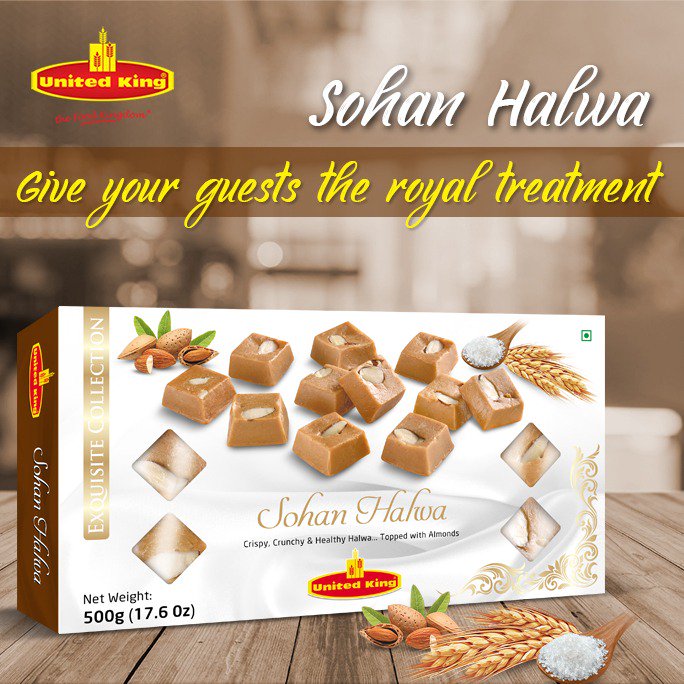unitedking's tweet photo. Give Your Guests the Royal Treatment!
Shop Online: https://t.co/CgxHijAXCb
Visit your nearest branch today or dial: 021-111-022-022.
#SohanHalwa #Sweets #Meethai #ExquisiteCollection #BoxPacked #UnitedKing #TheFoodKingdom https://t.co/4HxPPrLKzK