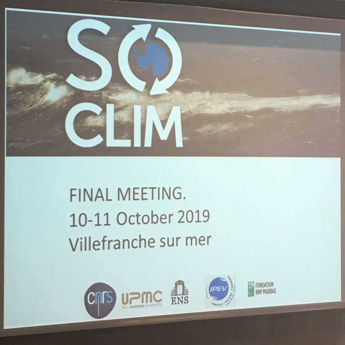 Lov_OMTAB's tweet photo. The #SOCLIM project nicely links #ScienceOutreach & research! After participation @monoceanetmoi @FeteScience06 #FDS2019, the @Lov_OMTAB group & @LOMIC_UMR7621 discussed new results on biological carbon pump in the #SouthernOcean during the final meeting @imev_mer @FondationBNPP https://t.co/qZEjZnmB8h