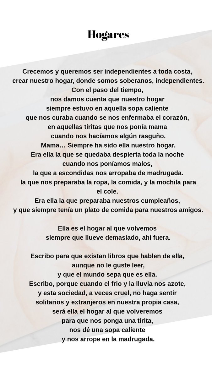 El planeta Madre, es el hogar al que siempre volvemos. 

Poema "Hogares". 
#poesia #parla