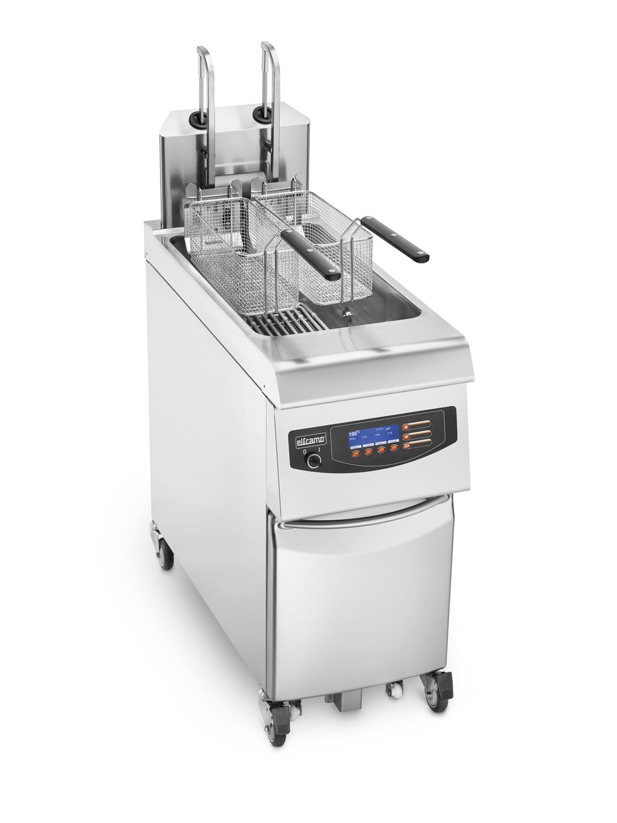 ElframoSpa's tweet photo. - 4 giorni a @HostMilano. Ecco la nostra pagina su Dolcegiornale dedicata alla friggitrice elettrica ad alto rendimento EFR 25 con sistema di filtraggio dell'olio integrato. Scopri il prodotto al Pad. 3 Stand P33 P41 Q34 Q40! #horeca #friggitrici https://t.co/ybN0HQZjhx