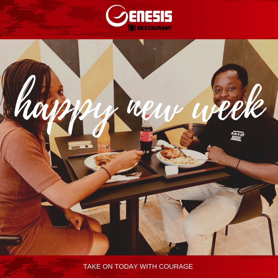 GenesisQSR's tweet photo. Happy New Week😀

#MondayMotivation https://t.co/rvjjOoSnNj