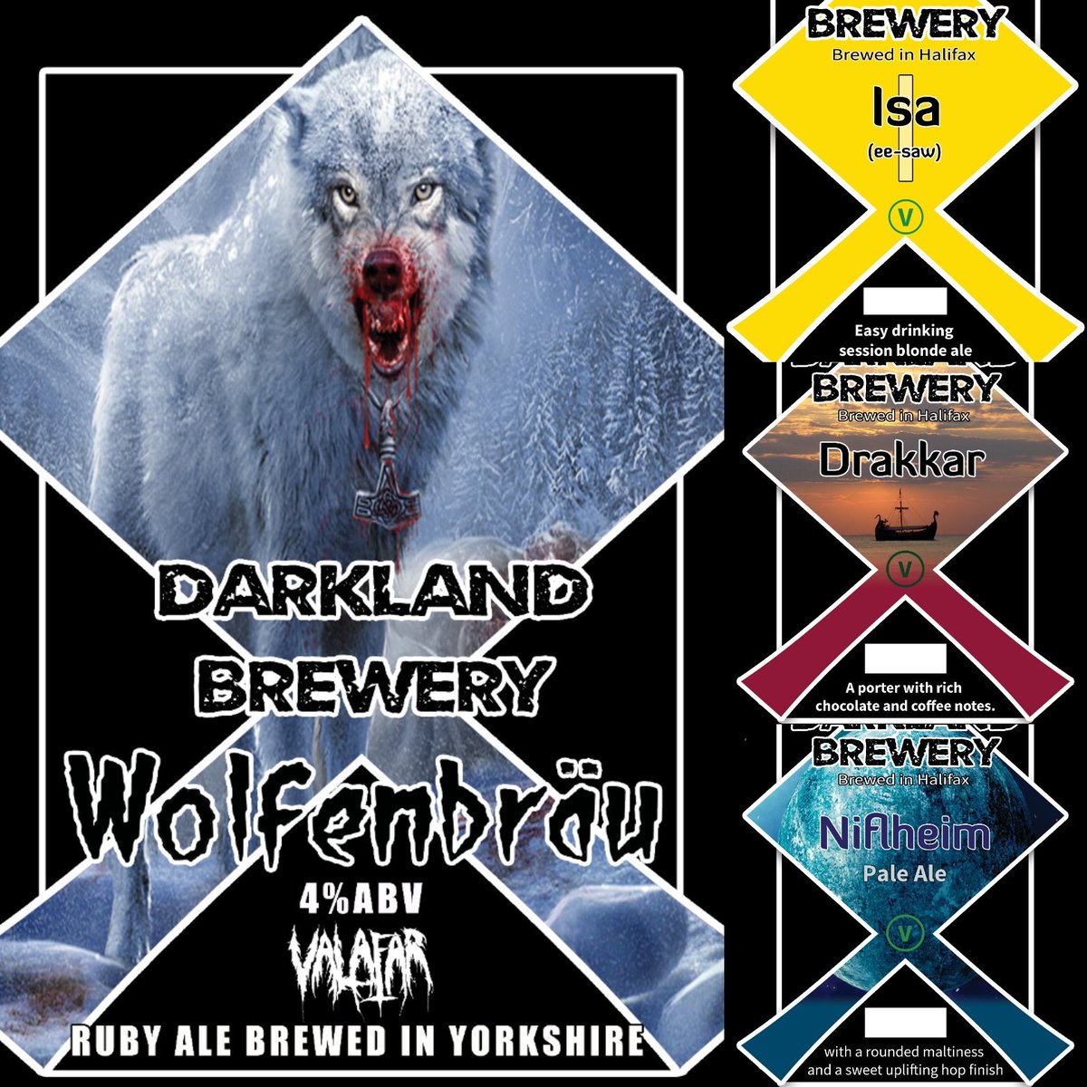 DarklandBrewery's tweet photo. We've got #Wolfenbräu back on - the #signatureale for @valafaroffical1 that is a 4% #rubyale #brewedinyorkshire
Also our other vegan ales which are #blondeale , #porter & #paleale
Available in #cask or #baginbox this week.
Email at sales@darklandbrewery.com or phone 01422320100 https://t.co/1uYjCXBFSx
