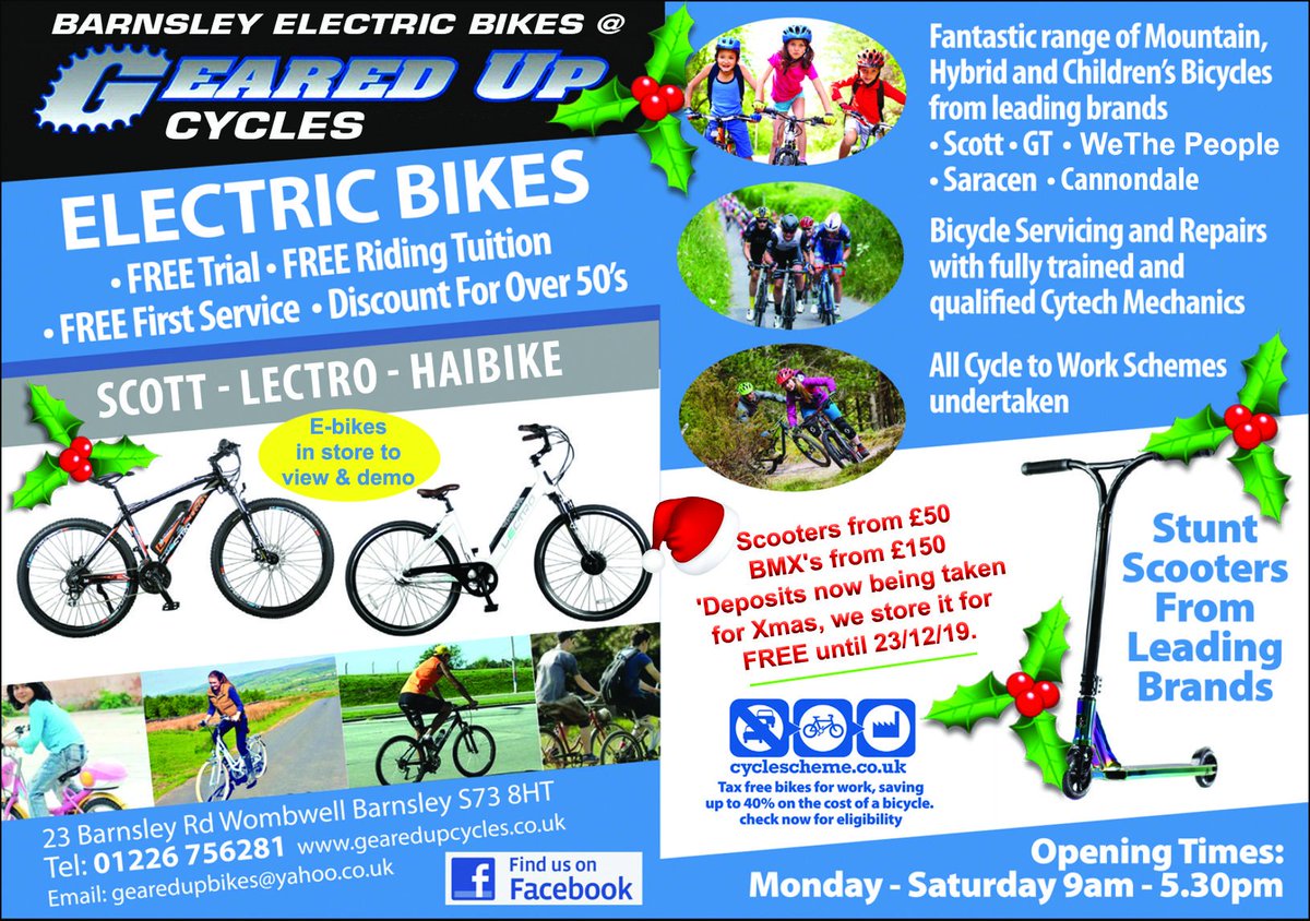 Fancying a new bike? Geared Up have everything you need...
#dartonarrow #gearedup #tourdeyorkshire
buff.ly/2vtImek