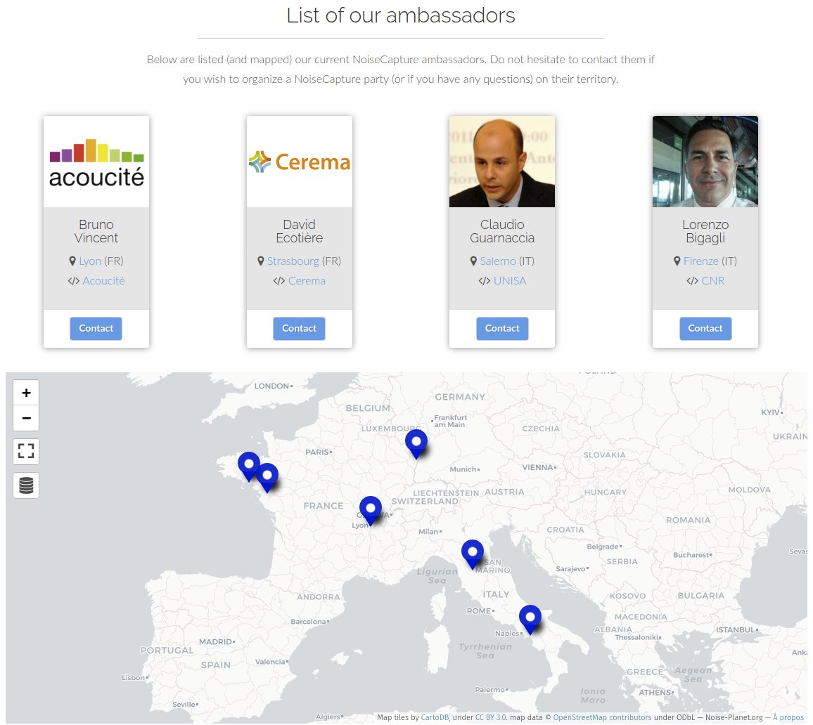 ... 
and also a new page for our first #NoiseCapture ambassadors / une nouvelle page pour nos premiers ambassadeurs : <a href="/Acoucite_Web/">Acoucité</a> <a href="/CeremaCom/">Cerema</a> <a href="/ClaudioGuarnac2/">Claudio Guarnaccia</a> (UNISA) and Lorenzo Bigagli (CNR)
Many thanks to them / Grand merci à eux 🙏

➡️ noise-planet.org/noisecapture_a…

<a href="/CNRS/">CNRS 🌍</a> <a href="/Ifsttar/">IFSTTAR</a>