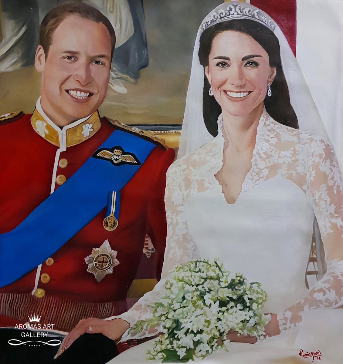 RabiaZakir4's tweet photo. #RoyalVisitPakistan
A welcoming gift to His Royal Highness Prince #WilliamDuke of Cambridge & Princess Catherine, Duchess of Cambridge from #RabiaZakir
#oilportrait
🇵🇰🇬🇧
@TomDrewUK
@loveforcambridg
@KensingtonRoyal
@ImranKhanPTI
@RoyalFamily https://t.co/7ZmSOX4hd9