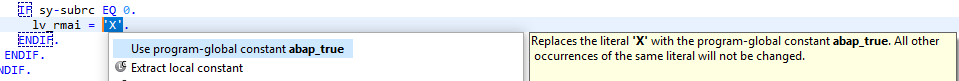 DomiBigl's tweet photo. QuickFixes - one reason why I love #SAP #ADT!!! #ABAPsNotDead @ThFiedler https://t.co/nkIploFyPS