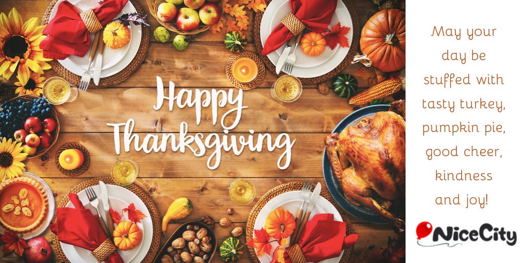 NiceCityToronto's tweet photo. May your day be stuffed with tasty turkey, pumpkin pie, good cheer, kindness and joy! Happy Thanksgiving from my family to yours! #Thanksgiving #canada #NiceCity https://t.co/gSL9kZ3gDn