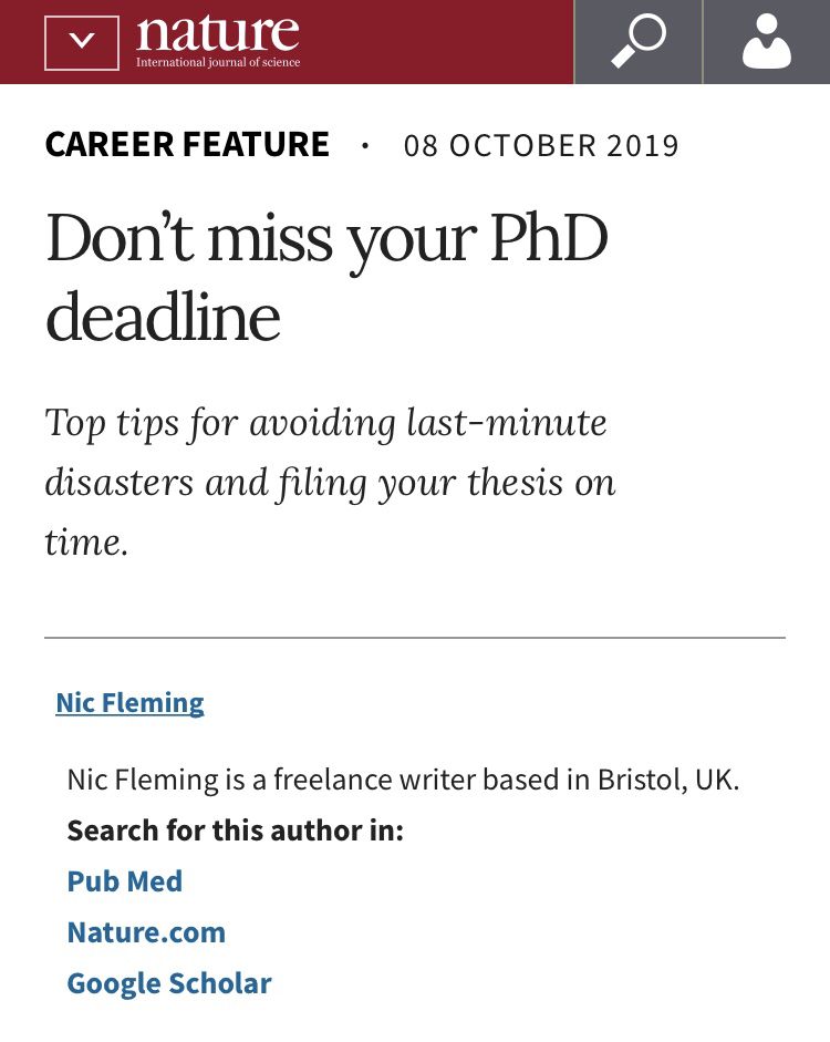 PagerMobileApp's tweet photo. Tips for keeping on time for #ThesisSubmission: 1/ #BackUp files in multiple places, 2/ Get #writing, 3/ Improve #ProjectManagement, 4/ Control the controllable, by @NicFlem — @NatureCareers #phdchat #gradchat #AcademicChatter https://t.co/uTQhkLaL34 https://t.co/hyB1gt6quN
