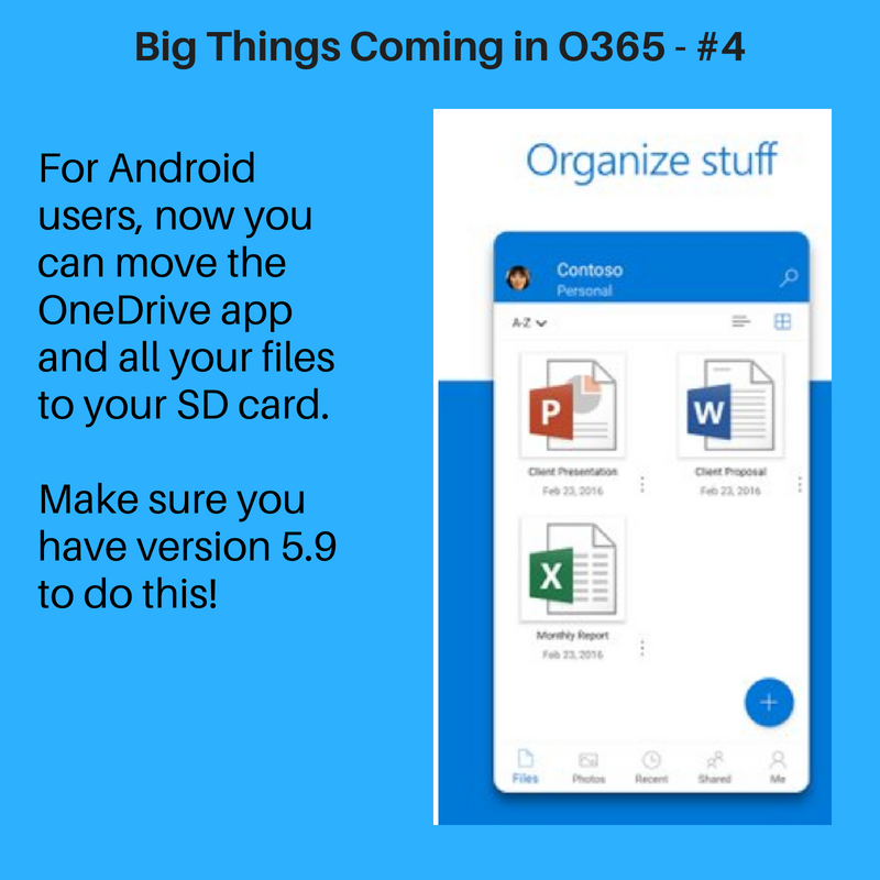 WedelRahill's tweet image. This feature is here! Have you gone to your app settings (in Android), to check this out?

Save room on your device by moving files to your SD card.

#O365
#O365Tips
#Excel
#MondayMotivation