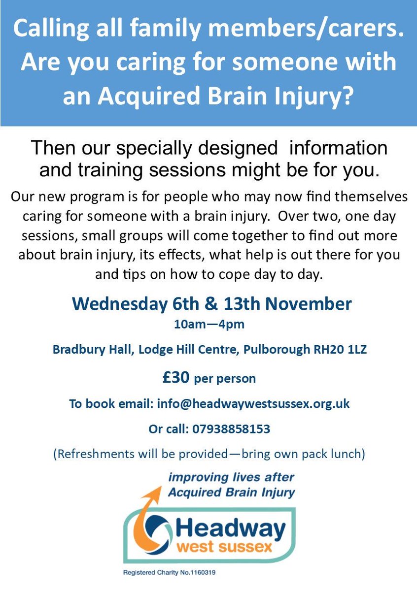 HeadwayWS's tweet photo. Book early to avoid disappointment as places are limited https://t.co/E6PISG2wki