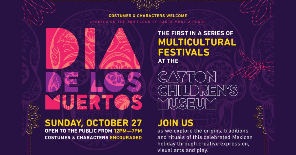 WestsideMommyLA's tweet image. Cayton Children's Museum Multicultural Festival Series kicks off with Dia De Los Muertos October 27th #santamonica #diadelosmuertos #multiculturalevent #oct27 westsidemommy.com/site/cayton-ch…
