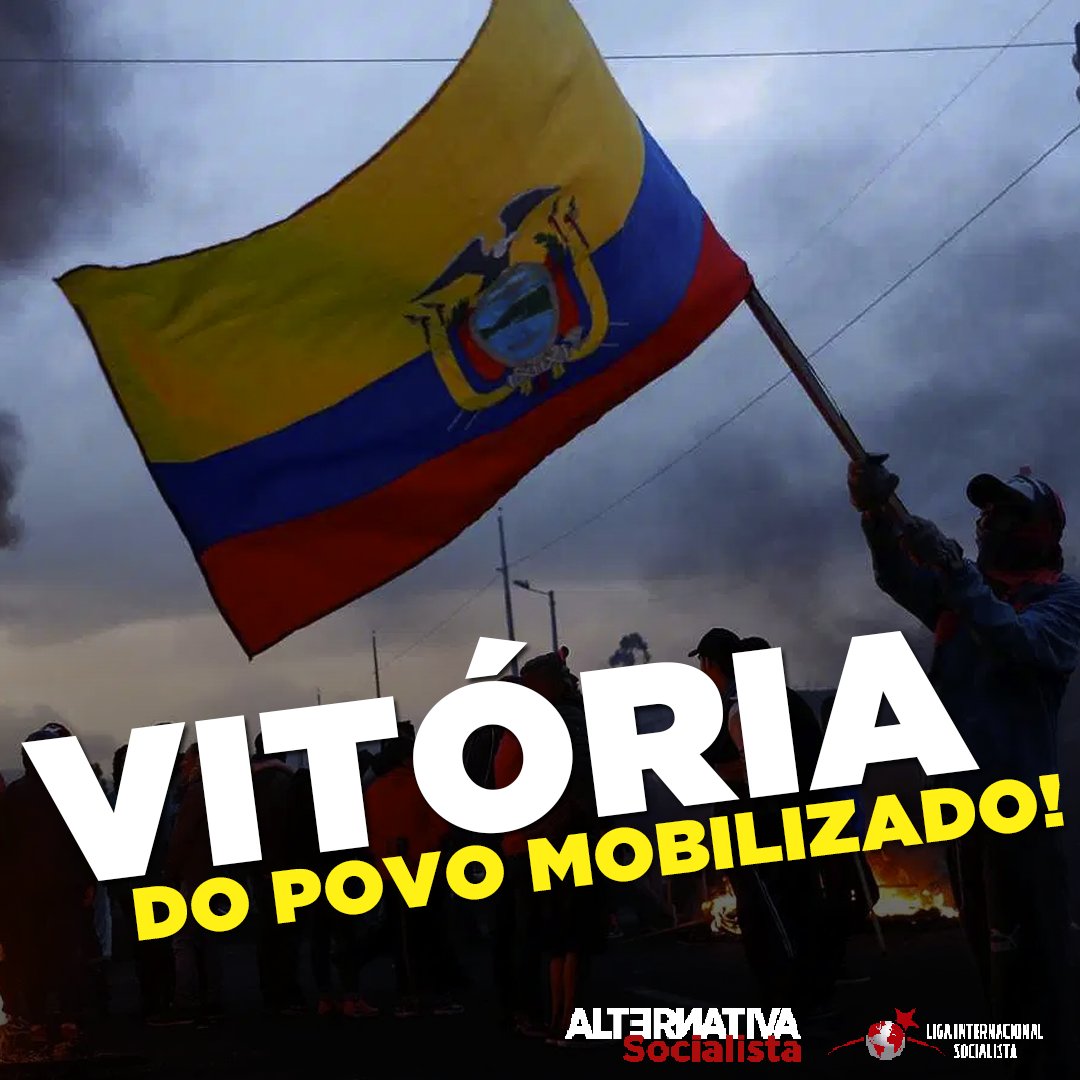 ASocialistaBr's tweet photo. 🇪🇨 O povo ocupou as ruas do #Equador e conseguiram derrubar as imposições do FMI! 💪🏾

O presidente Lenin Moreno anunciou a revogação do Decreto 833 que retirava os subsídios dos combustíveis e que afetaria diretamente no bolso da classe trabalhadora do país!
#ForaLeninMorenoEFMI https://t.co/GXJIkWletF