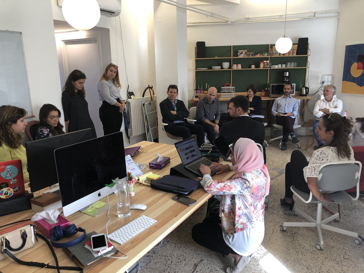 Plundber's tweet photo. @SweMFADevCoDept @SweMFA Minister of Development Cooperation HE Peter Eriksson visit #Jordan, today meeting #digital media outlet  @Sowt around #feminism #democracy #youth #MENA supported by @forfreemedia  partners to @Sida @SwedeninJO #demokratioffensiv https://t.co/8uiw9RIjAM