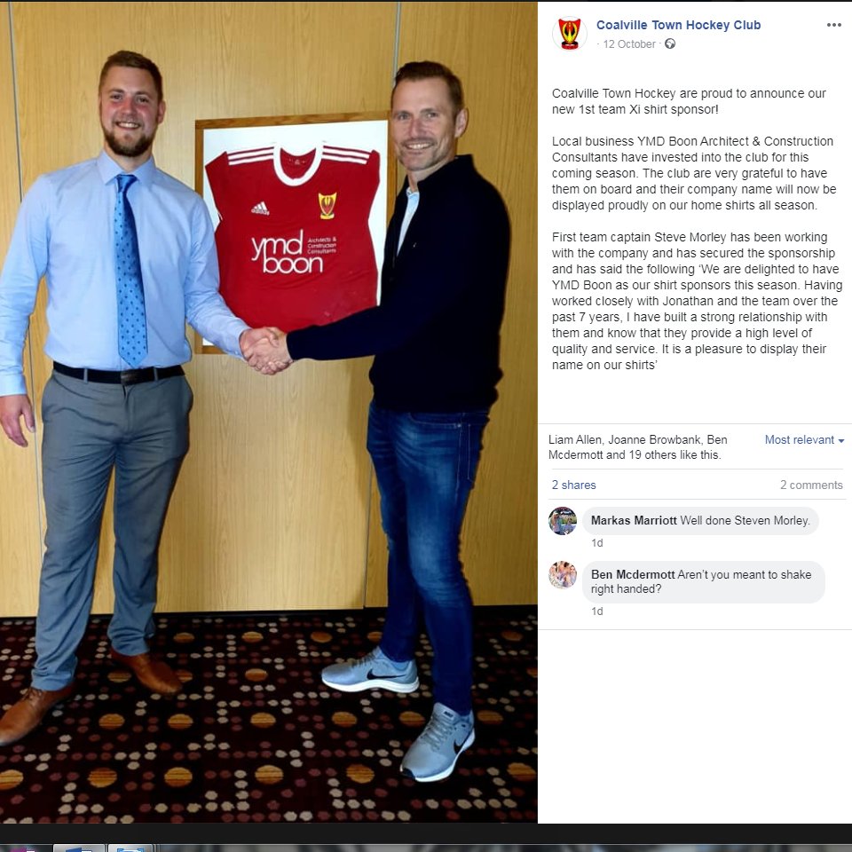 We are proud sponsors of #local #team <a href="/CoalvilleTownHC/">Coalville Town HC</a> for this forthcoming season. 

We wish you all the best for a successful season!

#sports #hockey #Leicestershire