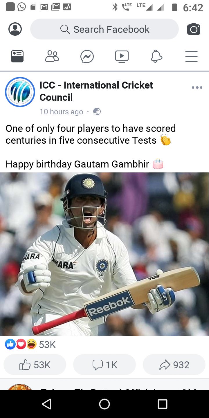 Happy birthday Gautam Gambhir 