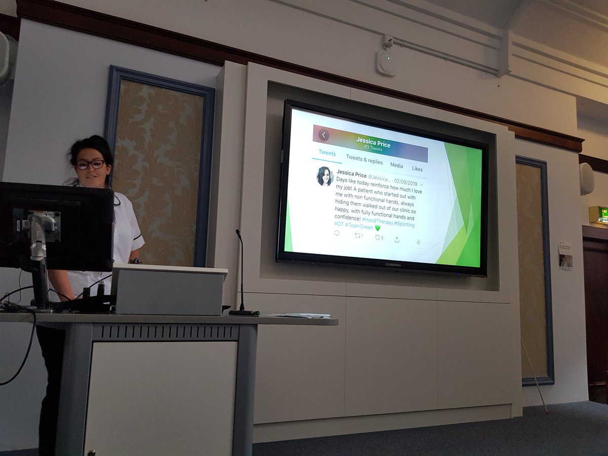 WHHAHPs's tweet photo. And there is more #AHPsintoAction with @Jessica09277638  on How Therapy gave back My Life - A Patient story. The power of #OT and #handsplints . Well done . Great #patientstory. @WHHAHPs #AHPsintoAction @Kimberley_S_J @Mel_Pickup @WHHNHS https://t.co/gochgZEV4w