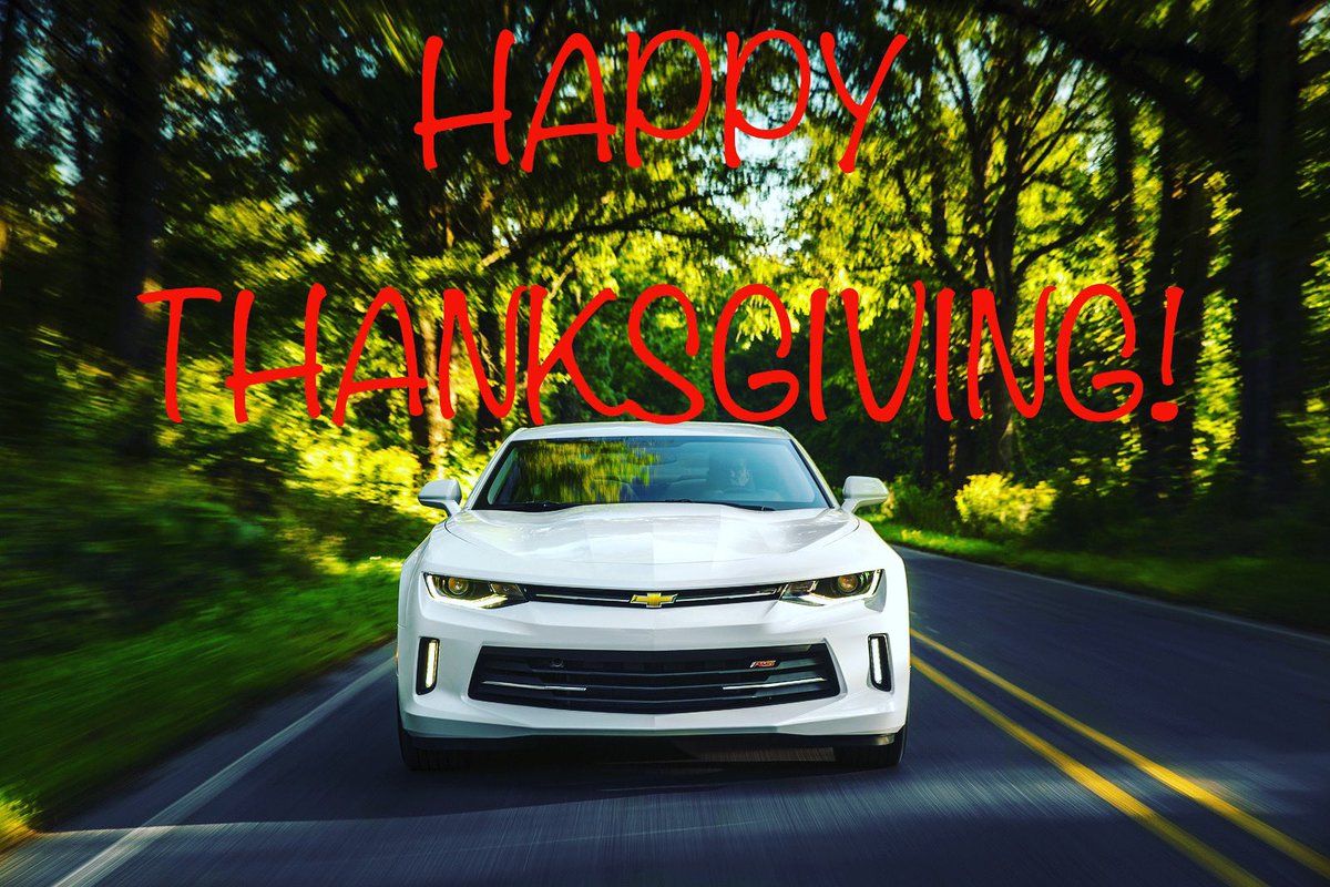 From all of us at Bean Chevrolet, have a fantastic Thanksgiving with all of your loved ones! 🦃🍁🍂
We will see you back at the dealership tomorrow at our regular hours! #Thanksgiving #SpendingTimeWithLovedOnes #YummyFood #Laughter #Smiles #Love #BeanCars #FunAtBeans