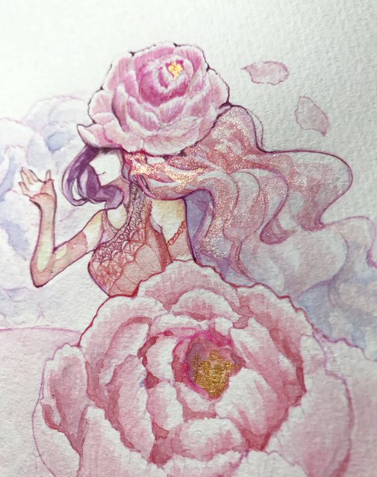 水彩色鉛筆のtwitterイラスト検索結果