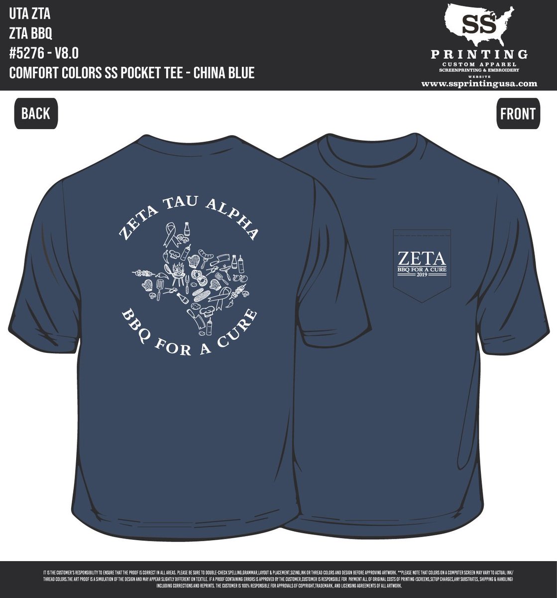 🔥Last Call🔥 The link will close at 2PM

Shirts that are purchased via this link are $14 and will be available for pick-up at BBQ For A Cure.

A limited quantity of all sizes will be available at BBQ for purchase, but the cost of the shirt will increase!

utazta.bigcartel.com/product/zta-bb…