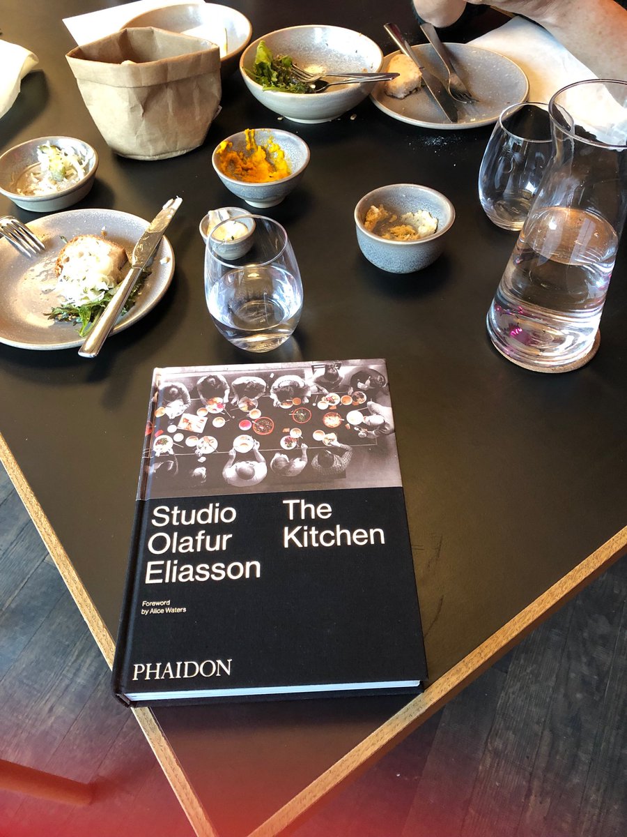 CarolineBrabyn's tweet photo. Eating lunch with Jo at Studio Olafur Eliasson, Tate Modern. Umm! https://t.co/9W8X6HYa4y
