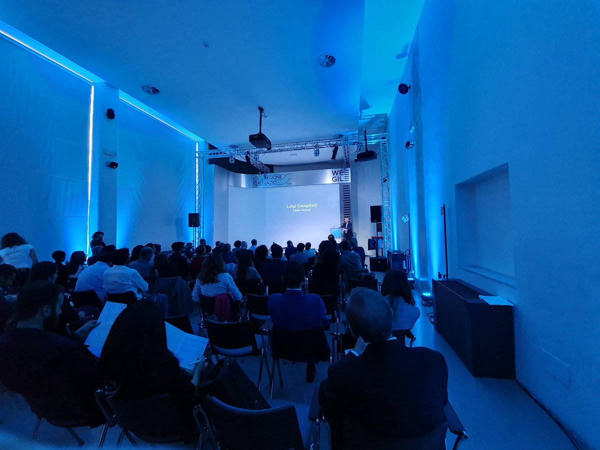 LazioInnova's tweet photo. Il direttore operativo #SpaziAttivi @LazioInnova Luigi Campitelli: la missione di @startcuplazio e' promuovere imprenditorialita' innovativa nel #Lazio grazie al supporto delle Universita', dei Centri di Ricerca e degli Spazi Attivi della @RegioneLazio #startcuplazio2019 https://t.co/XVBzOLE4V7
