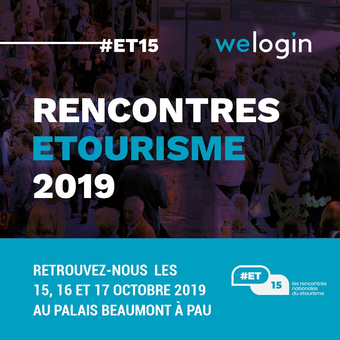 welogin's tweet photo. Rendez-vous dès demain au Palais Beaumont stand 22 pour #ET15 à #Pau. 3 jours pour vous présenter toutes nos nouveautés du 15 au 17 octobre! #welogin #tourisme #etourisme #palaisbeaumont https://t.co/Pu8Ovdu8Lw