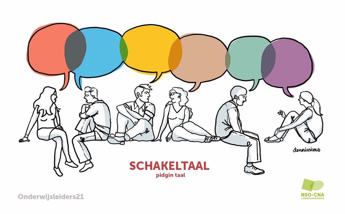 Schakeltaal; <a href="/JolandaBotke/">Jolanda Botke</a> doet onderzoek naar de transfer van leren. Bij het lezen v.h. recente onderzoek Onderwijsleiders21 v.d. hand van collega Floor Basten en vakgenoten viel haar oog op een les over ‘schakeltaal’. Ze licht toe hoe dat werkt: nso-cna.nl/blogberichten/…