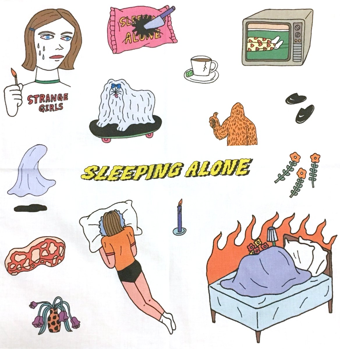 お知らせ】個展のグッズ、ハンカチzineとライターの先行予約は明日10