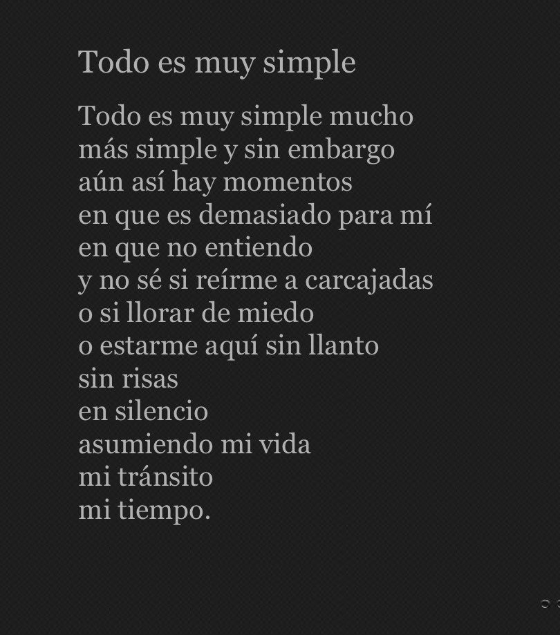 elvirasastre's tweet photo. Hoy celebro el #DíaDeLasEscritoras con este poema de una de mis favoritas, Idea Vilariño. https://t.co/4xHVGvLudS