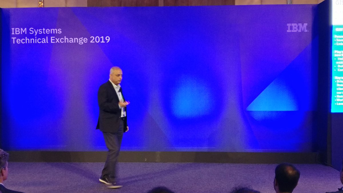Keynote opening by Akhtar Ali of IBM System Technical Exchange 2019 at Chennai. #ibmste2019