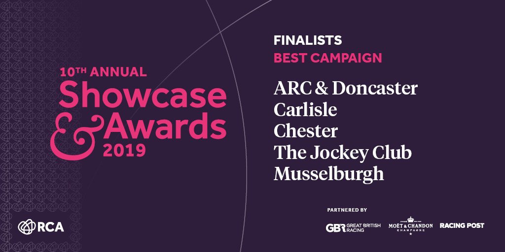 RCAShowcase's tweet photo. 📈BEST CAMPAIGN FINALISTS🏇

#Showcase2019 https://t.co/Jtf3slWZek