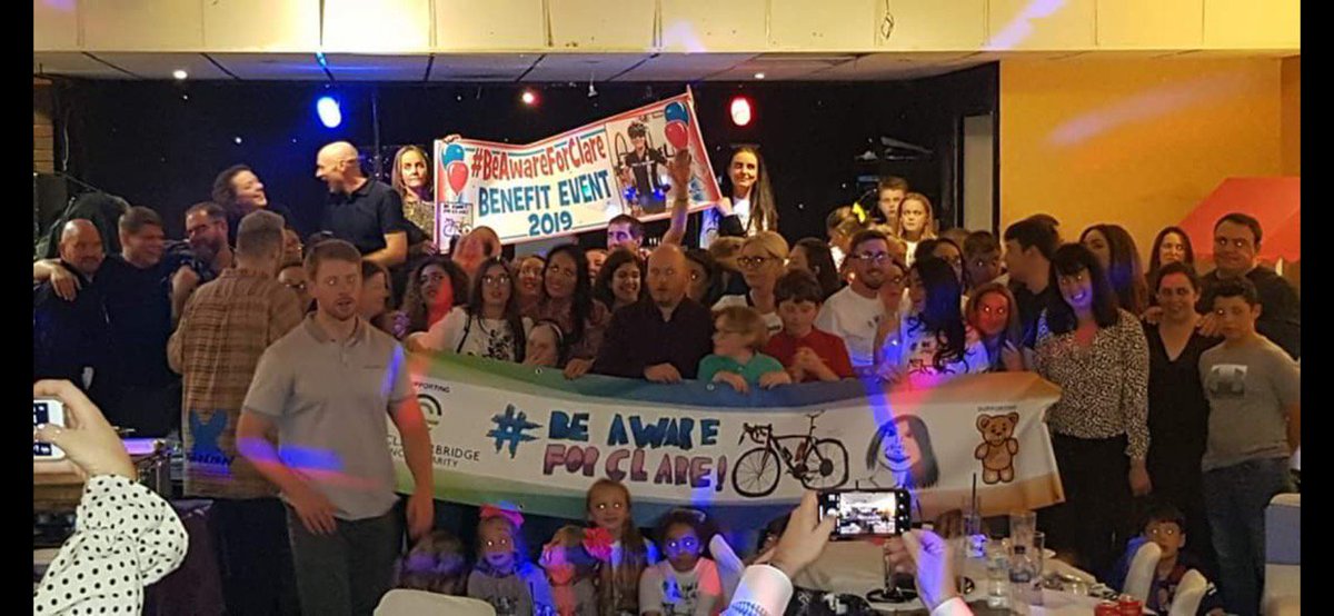 Huge thank you to Jade and family for organising a fantastic benefit night and raising £650 for our hospice #beawareforclare 🚴‍♀️🚴‍♂️ #zoesheroes #localhospice #mondaymotivation