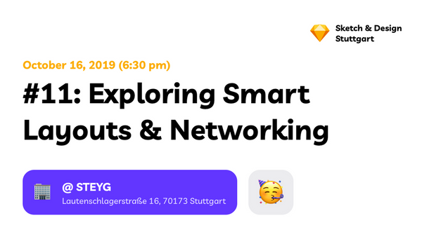 🇩🇪 Stuttgart! Wednesday's #sketchmeetup is all about is all about Smart Layout 😎 Grab your spot to see hear how it can make a difference to your design systems. There will also be plenty of time to network and win one of two Sketch licenses! 🎫 meetup.com/Sketch-Design-…
