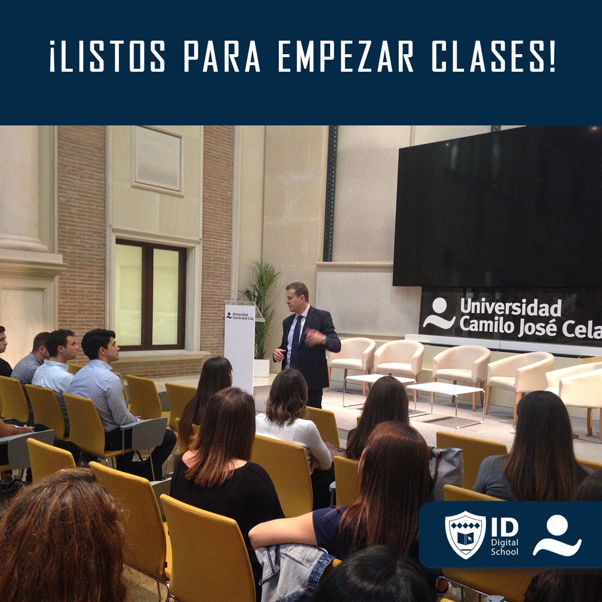 MasterComunic's tweet photo. ¡Hoy 14 de octubre estamos listos para empezar las clases presenciales y online del Máster en Comunicación Política y Empresarial! Esperamos a los nuevos alumnos en la sede de postgrados de Almagro 5 a las 18h.
#mastercomunicacion #comunicacionpolitica #ucjc #iddigitalschool https://t.co/thL9kddkas