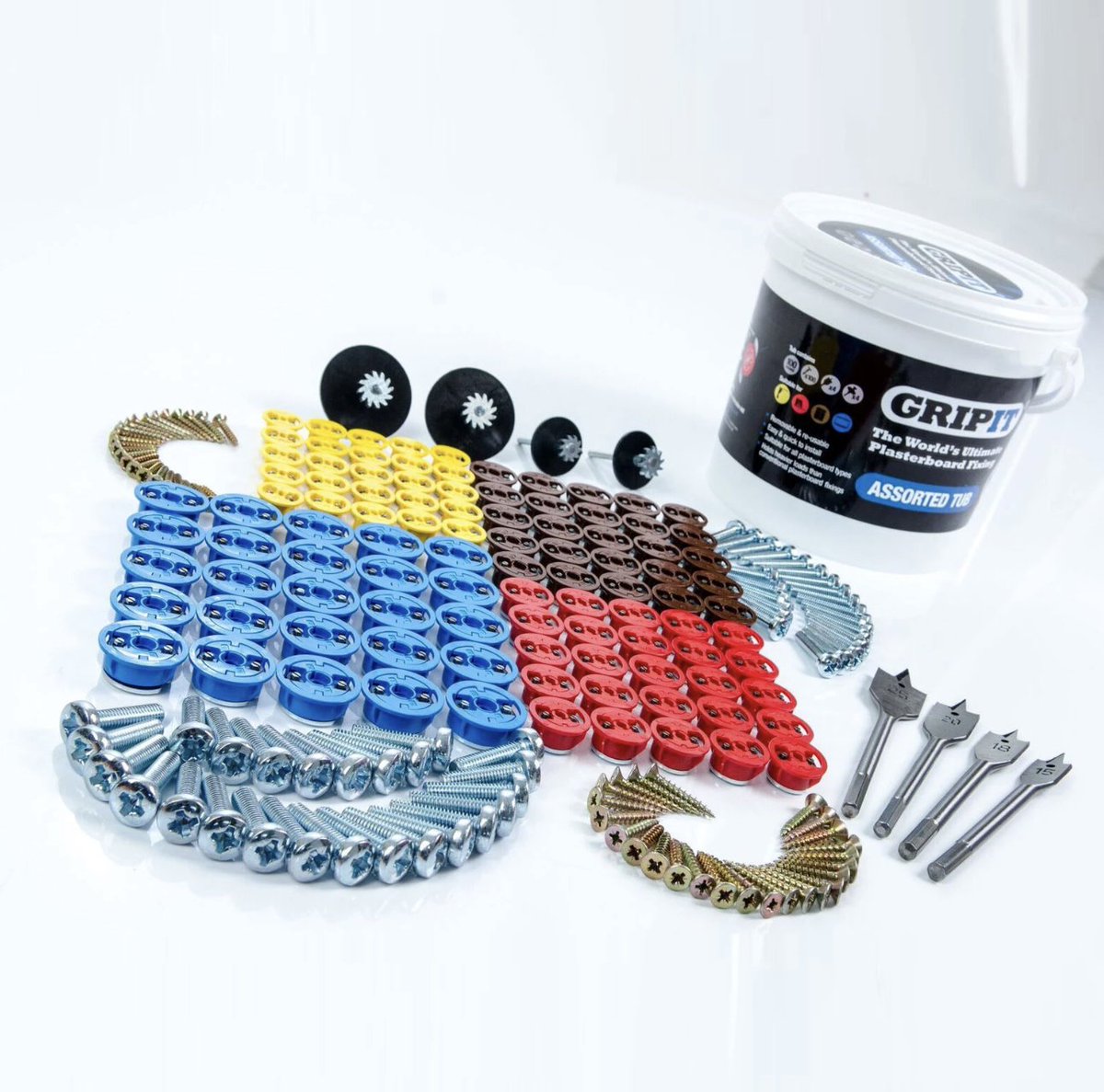 🦖IT'S TUBZILLA 🦖

A huge selection of GripIt's including; 100 mixed fixings, all the relevant screws &amp; bolts, 1 of each size #Gripit Flat Drill Bit &amp; Undercutting Tool!

Take a look here > bit.ly/2OH7zN1

 #gripitfixings #trades #plasterboard #plasterboardfixings