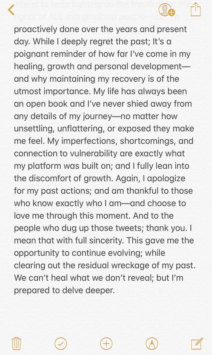 AshleeMPreston's tweet photo. Taking accountability for the past, staying rooted in the present, and absorbing lessons for the future. https://t.co/yDGXLKX8jU