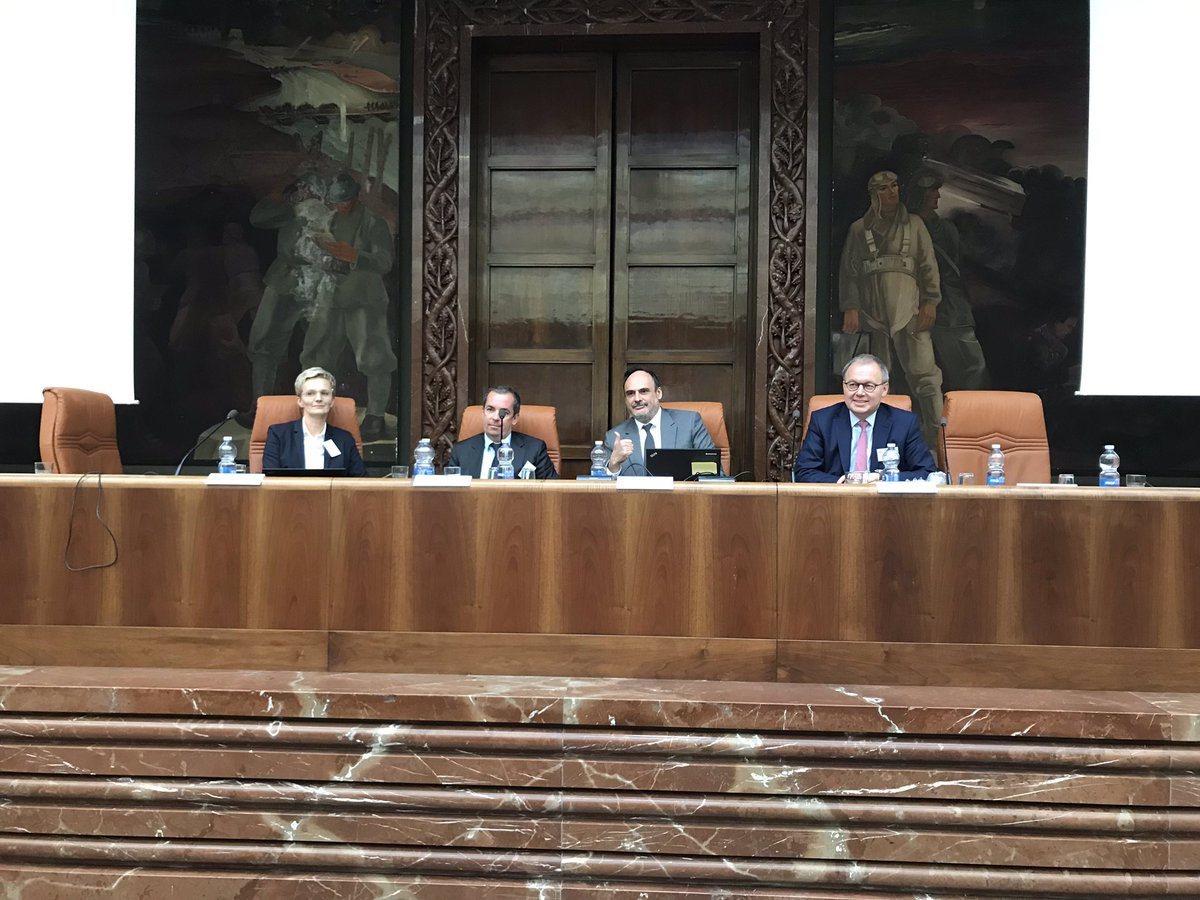 InterPacificBar's tweet photo. IPBA Mid-Year Conference
The evolution of protectionism: Circulation of Goods and Services
Riccardo Cajola (Cajola &amp; Associati) 
Jan Peeters (Stibbe)
Marco del Monaco (Ferrero Tax GC AsiaPac) 
Mirella Lechna (Wardyndski)
#IPBA #milano #protectionism https://t.co/mKCPm2QjsW