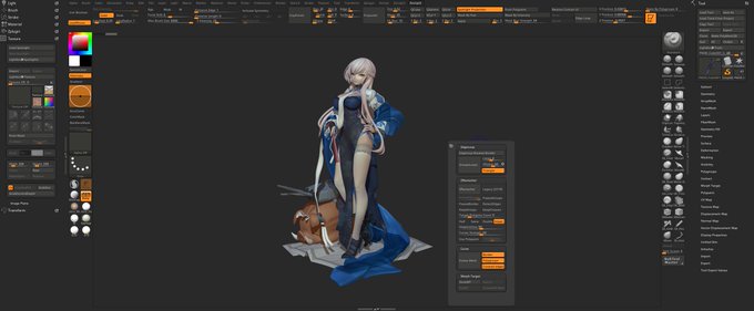 Zbrushお宅訪問のtwitterイラスト検索結果