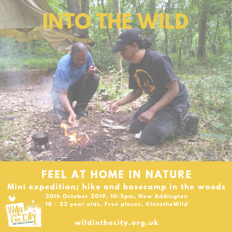 TuwezesheDada's tweet photo. In need of self-care and a break from your busy schedule? Into the wild is an opportunity to experience wilderness without leaving the capital, on a mini expedition led by a poc team, with a hike and basecamp in the woods, and lots of reflection time by the fire. @WildintheCity1 https://t.co/6PVJoSdZQ9