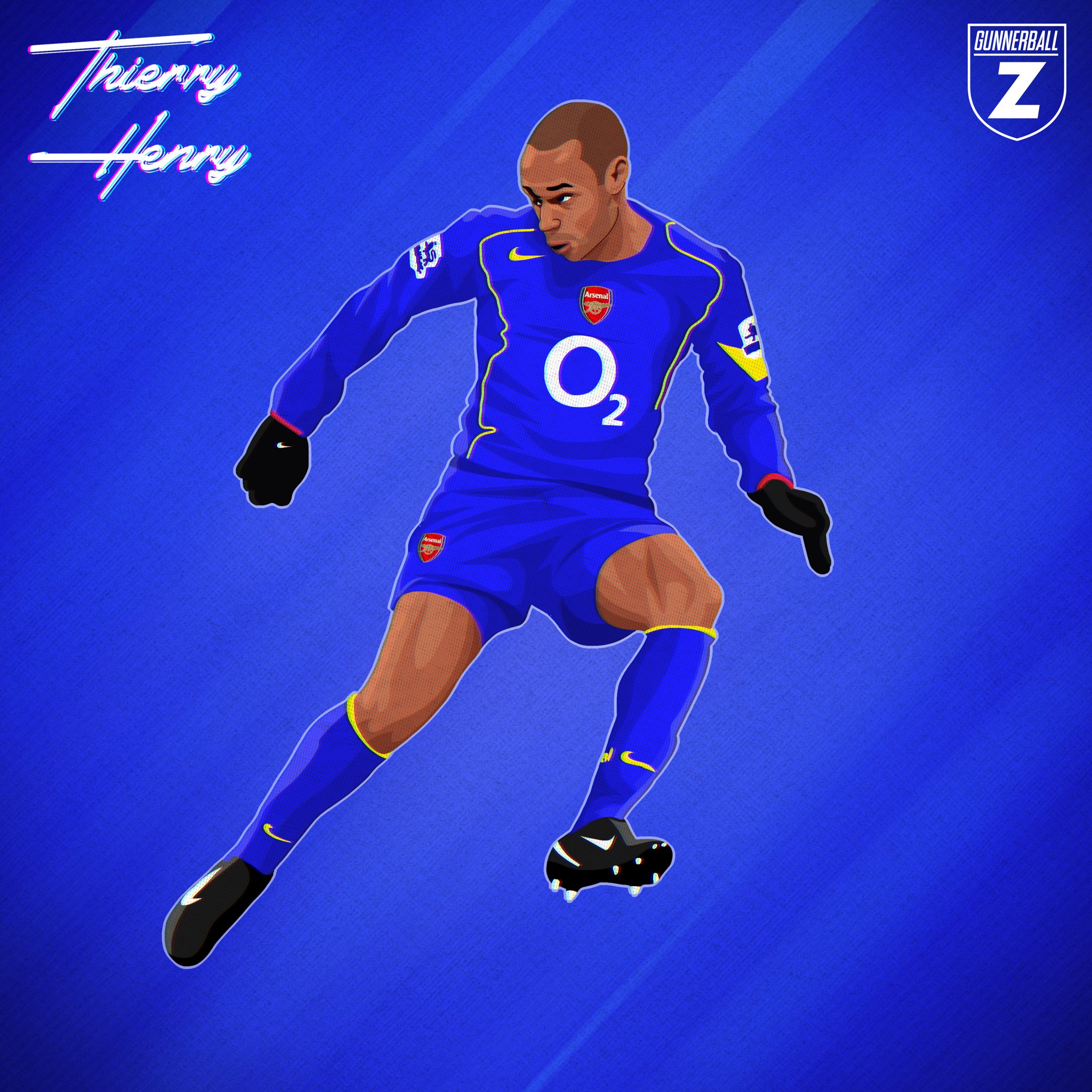 Thierry Henry 2004 Jersey | Photographic Print