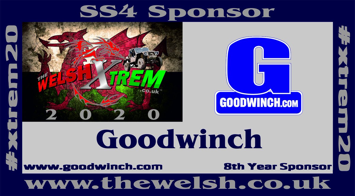 thewelshxtrem's tweet photo. Our 4th #sponsoroftheweek is Goodwinch who are on year 8 of being a sponsor @ #thewelsh #xtrem20
They are leading suppliers of electric winches and 4×4 winch parts and systems. They specialise in exporting their TDS-Goldfish winches across the world 
https://t.co/nqGSSVRyzr https://t.co/aHzkAGlCTf