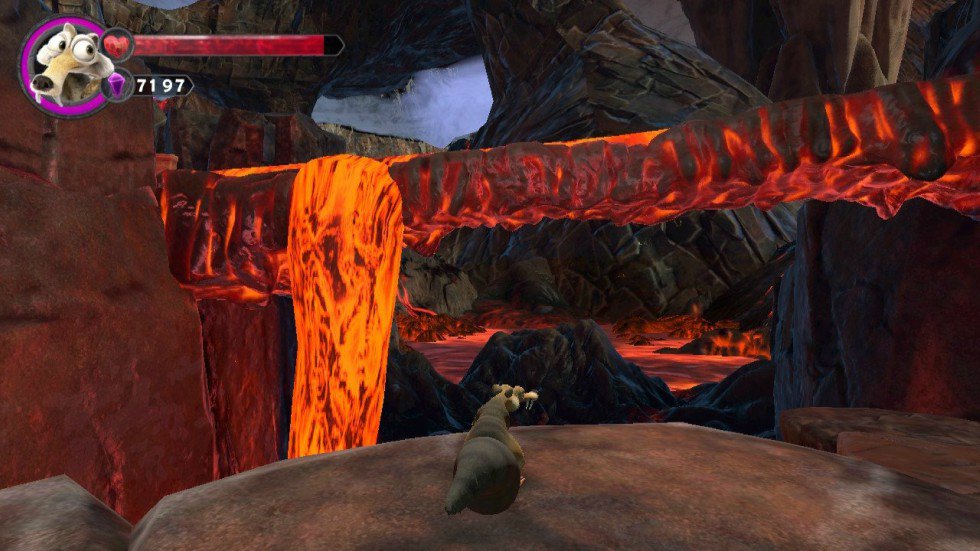 RaspberryGiggle's tweet image. As well as ice there is also hot lava to contend with in some of the levels!  Don't get burnt! #IceAgeScrat